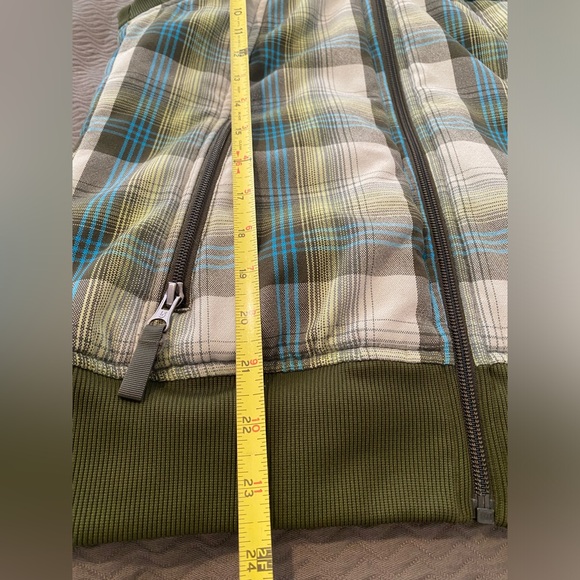 EUC Burton Dryride hoodie vest lined quilted snap collar zip pockets snowboard - Picture 11 of 15